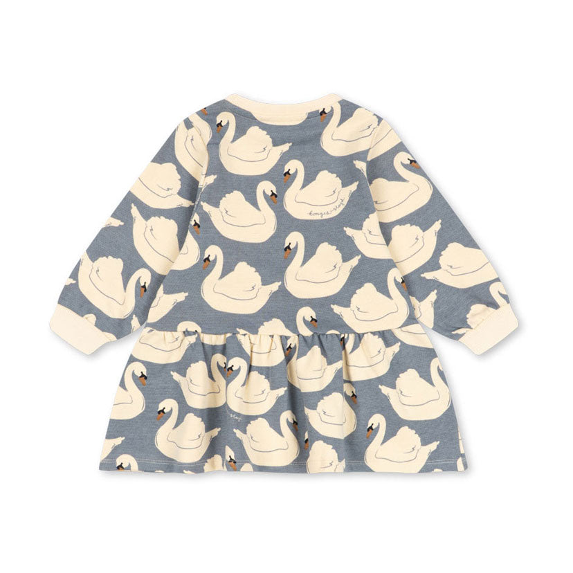 Konges Slojd  Swan Loupy Print Sweat Dress