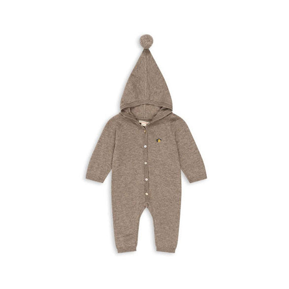 Konges Slojd  Light Brown Mattou Onesie
