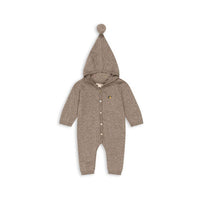 Konges Slojd  Light Brown Mattou Onesie