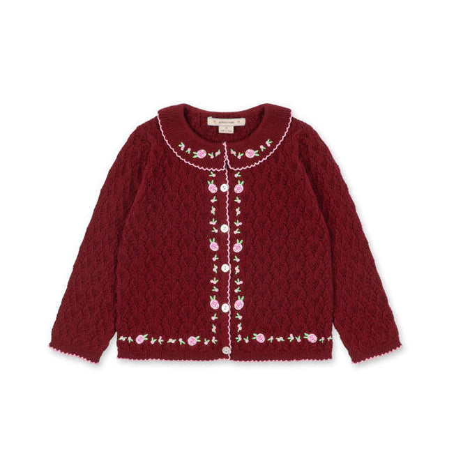 Konges Slojd  Pomegranate Rosier Cardigan