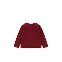 Konges Slojd  Pomegranate Rosier Cardigan