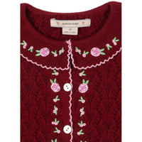 Konges Slojd  Pomegranate Rosier Cardigan