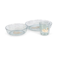 Konges Slojd  Swan Blue Sparkly Dinner Set