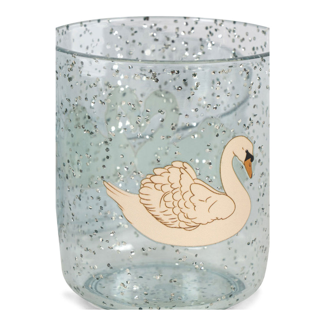 Konges Slojd  Swan Blue Sparkly Dinner Set
