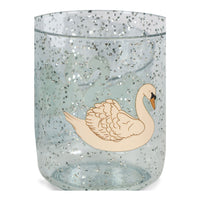 Konges Slojd  Swan Blue Sparkly Dinner Set