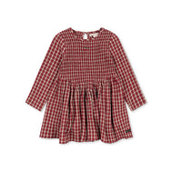 Konges Slojd  Brick Check Elin Smock Dress