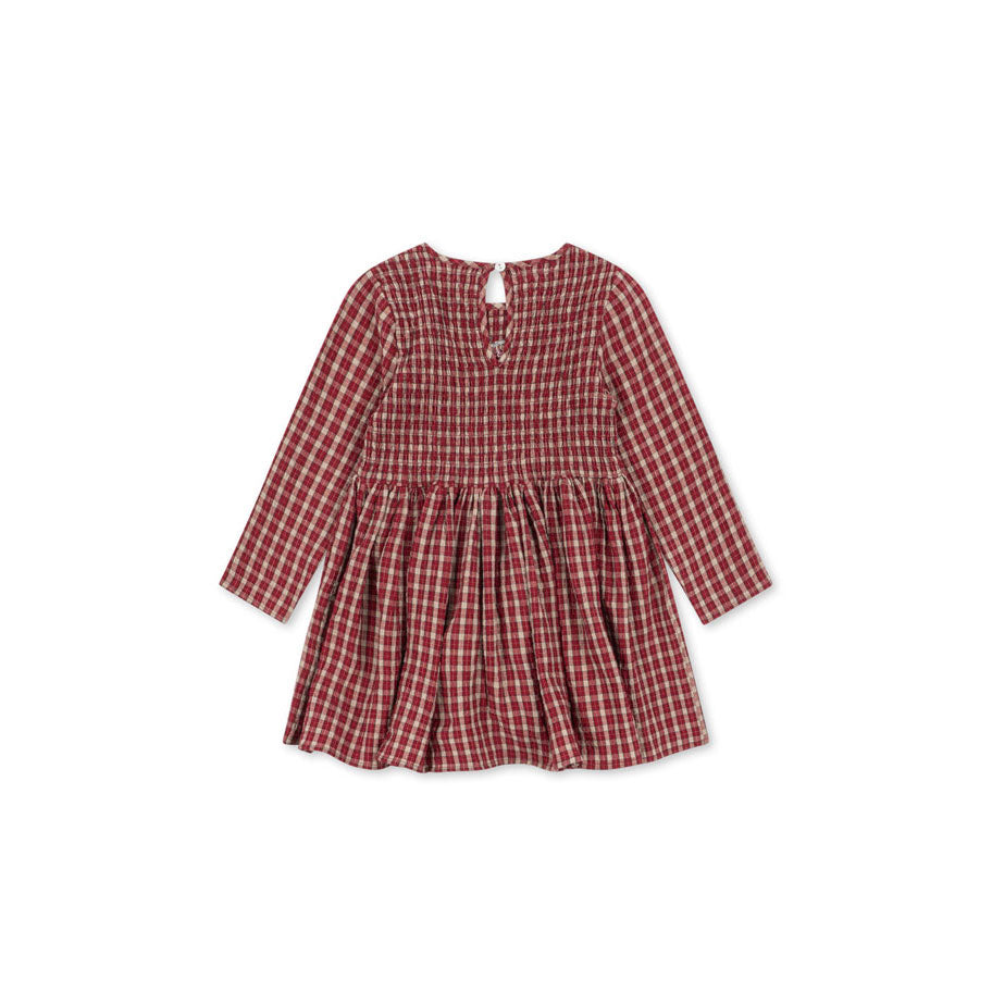 Konges Slojd  Brick Check Elin Smock Dress