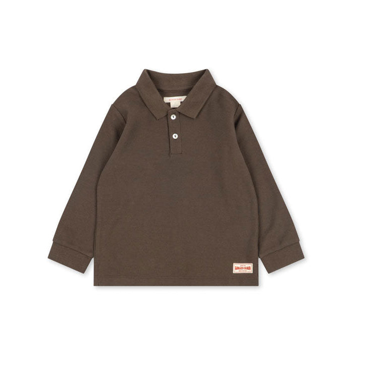 Konges Slojd  Slate Black Florian Polo