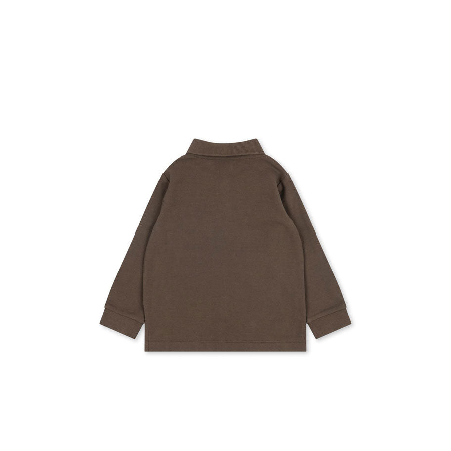 Konges Slojd  Slate Black Florian Polo