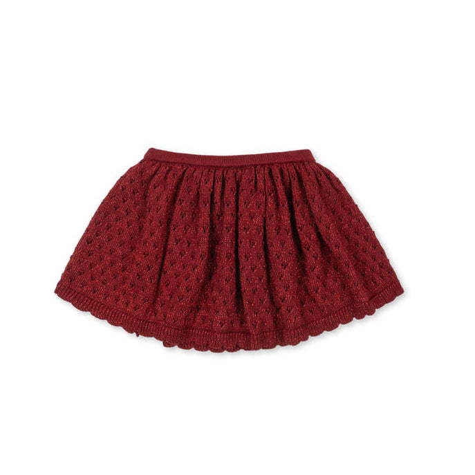 Konges Slojd  Red Dahlia Holiday Skirt