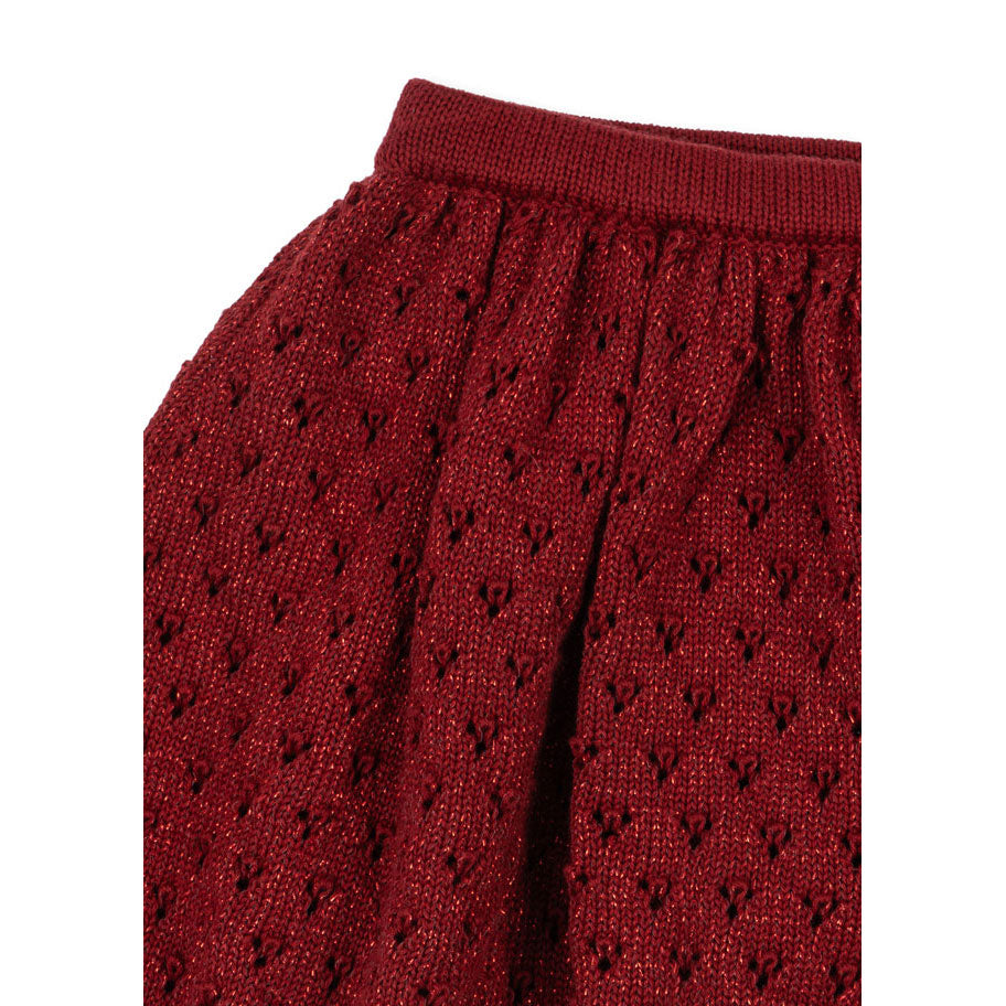 Konges Slojd  Red Dahlia Holiday Skirt