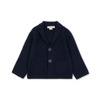 Konges Slojd  Dark Navy Gabriel Knitted Blazer