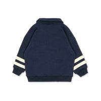 Konges Slojd  Navy Loupy Half Zip Polo