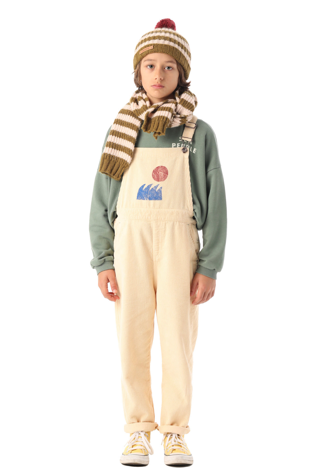 Piupiuchick Yellow Corduroy Dungarees