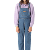 Piupiuchick Washed Light Blue Corduroy Dungarees