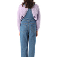 Piupiuchick Washed Light Blue Corduroy Dungarees