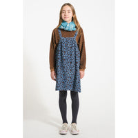 Piupiuchick Blue Animal Print Strap Dress