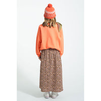 Piupiuchick Orange Music Print Sweatshirt