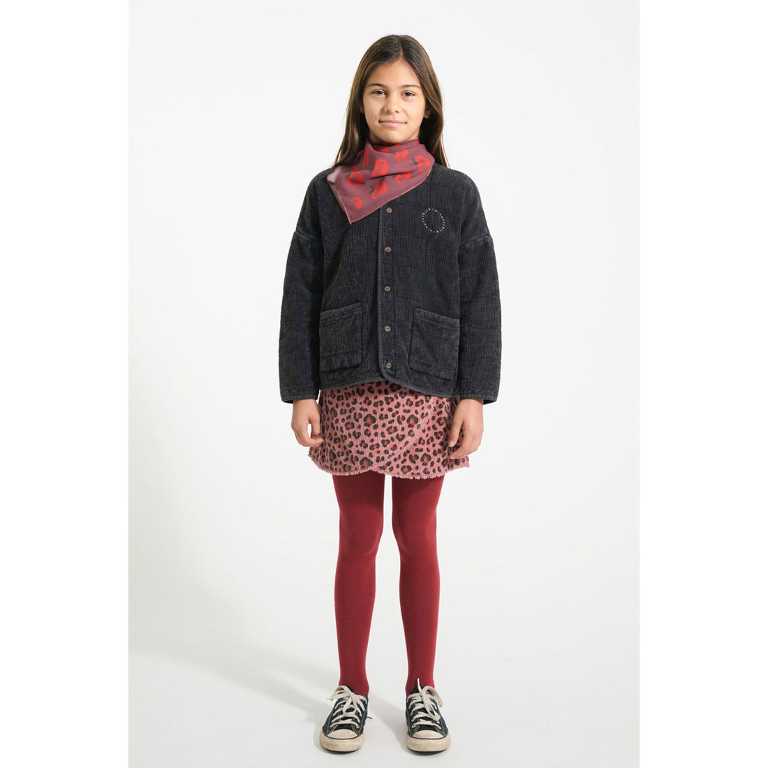 Piupiuchick Pink Animal Print Short Skirt
