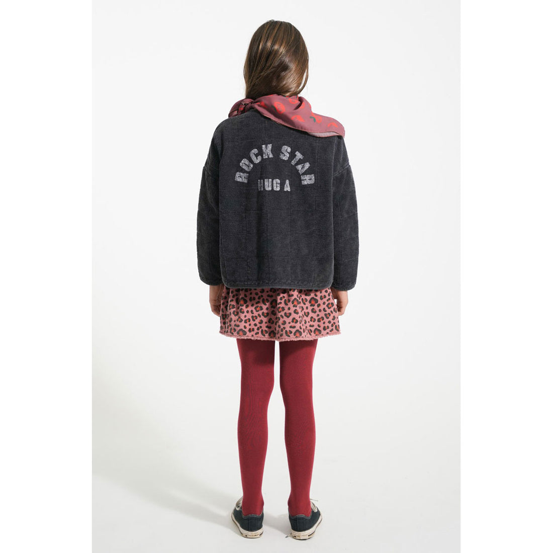 Piupiuchick Pink Animal Print Short Skirt