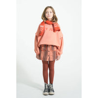Piupiuchick Pink Striped Short Skirt