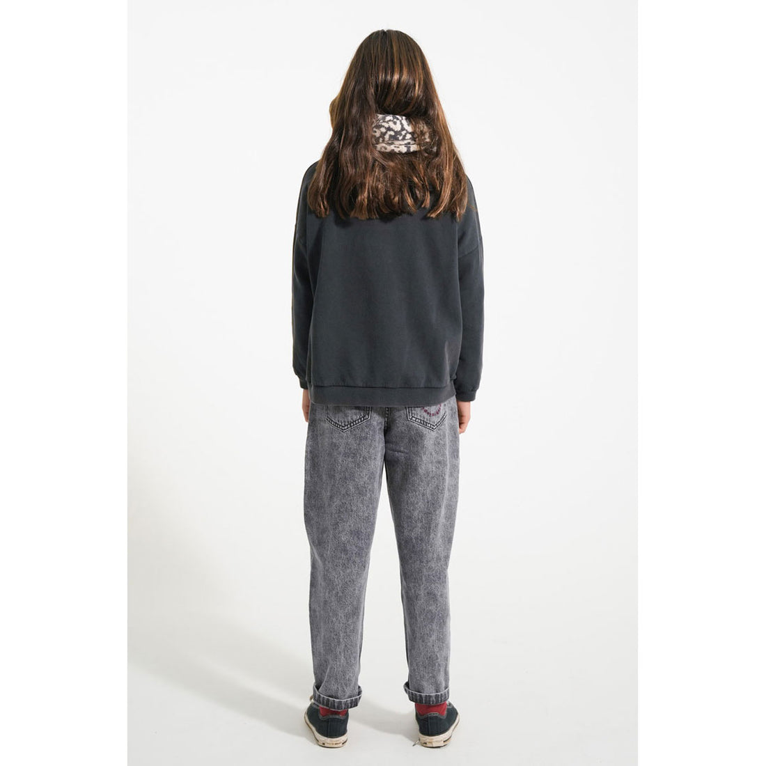 Piupiuchick Faded Black Jimi Hendrix Print Sweatshirt