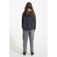 Piupiuchick Faded Black Jimi Hendrix Print Sweatshirt