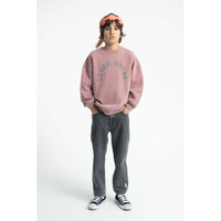 Piupiuchick Pink "Lunch Break" Print Sweatshirt