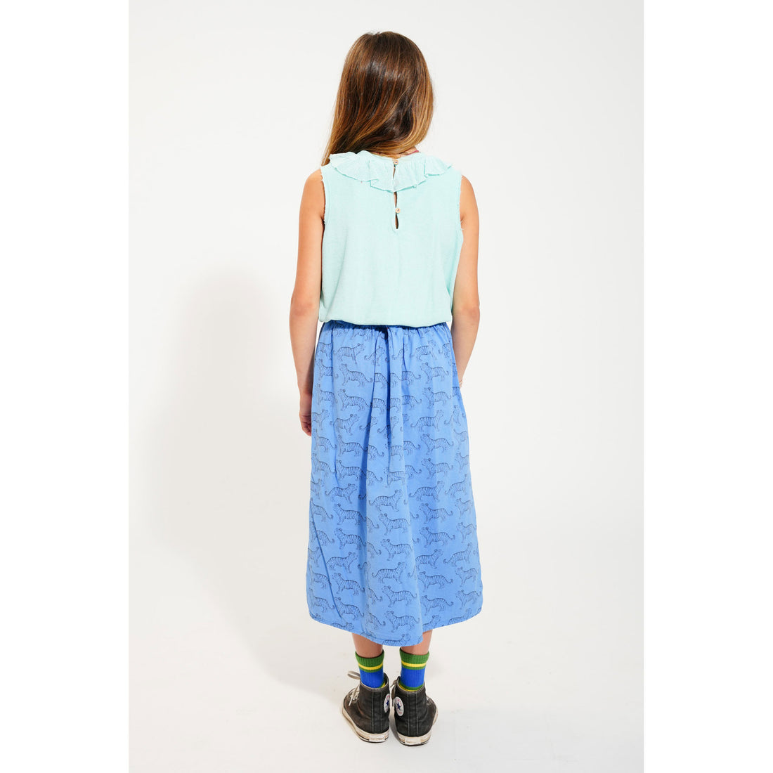 Piupiuchick Blue Feelin Alive Print Top