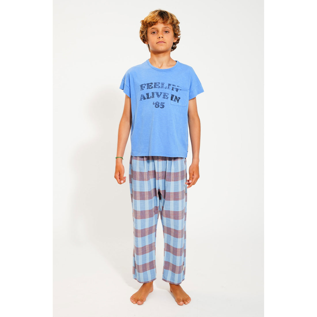 Piupiuchick Blue Feelin Alive Print Tee