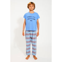 Piupiuchick Blue Feelin Alive Print Tee
