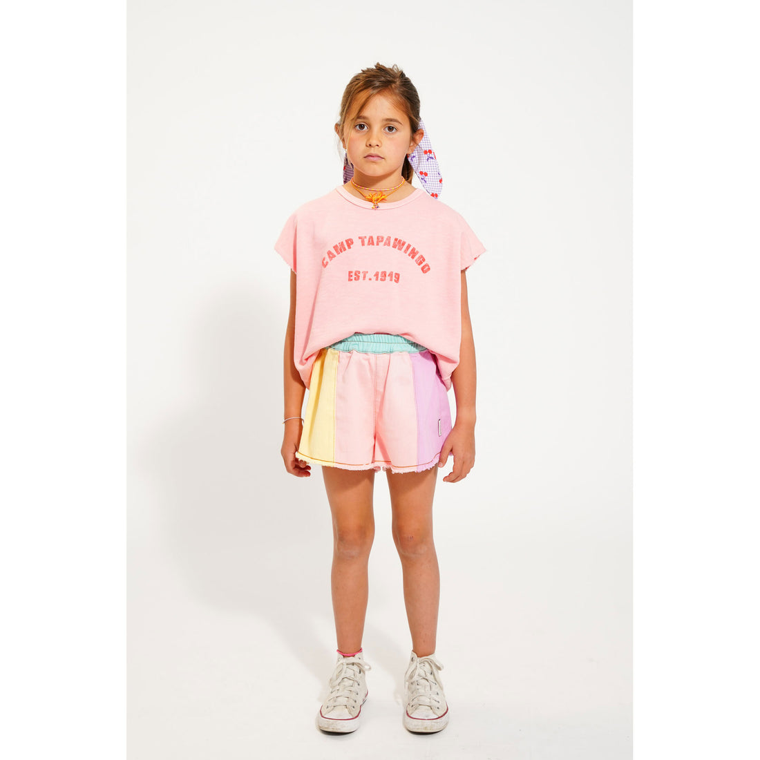 Piupiuchick Multicolor Pastels Shorts