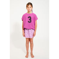 Piupiuchick Fuchsia 3 Print Sleeveless Sweatshirt