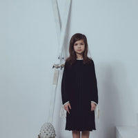 Unlabel Black/Vanilla Pleated Dress