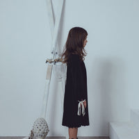 Unlabel Black/Vanilla Pleated Dress