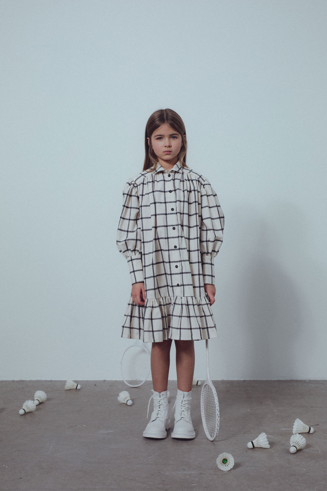 Unlabel Milk Square Buttons Dress