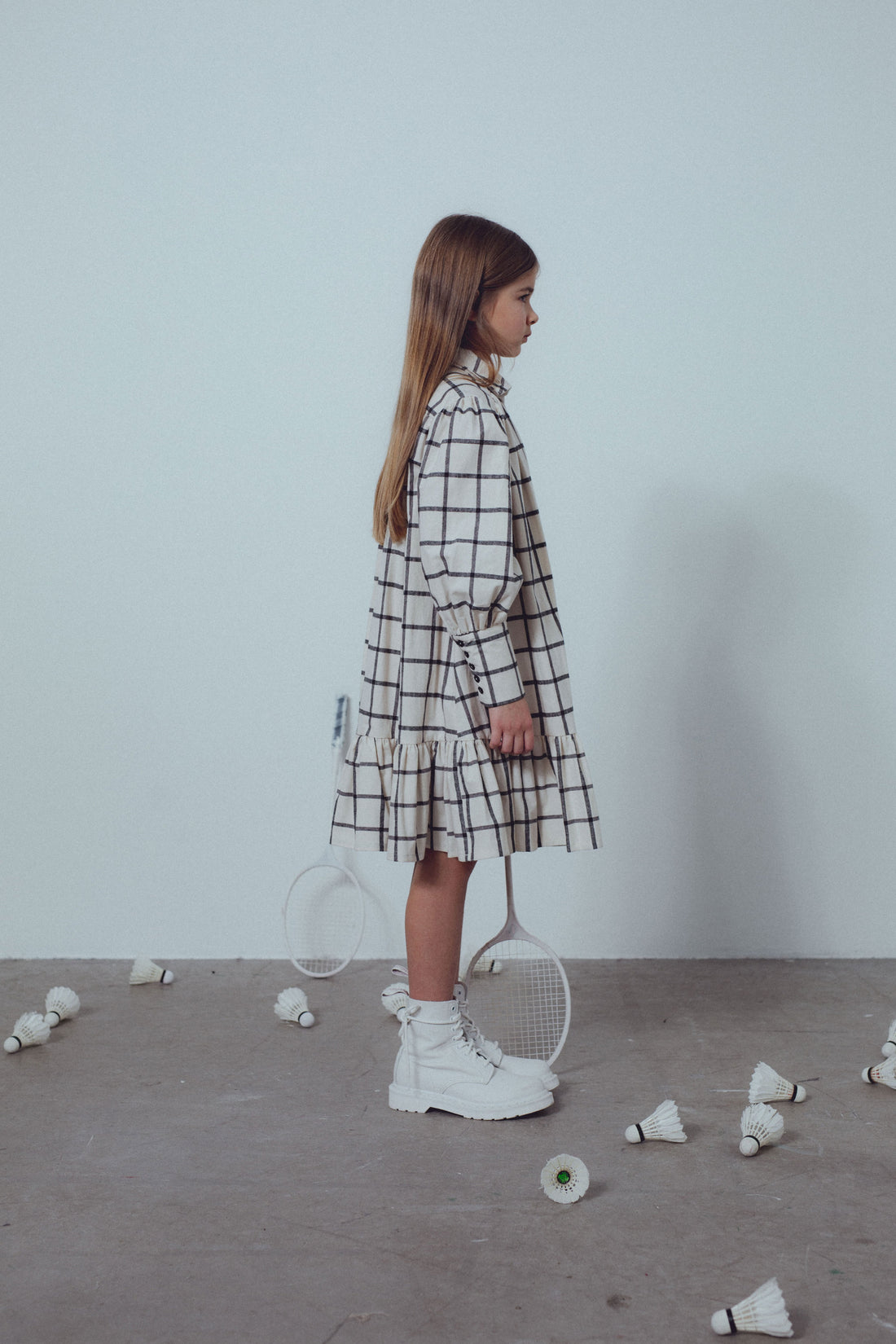 Unlabel Milk Square Buttons Dress