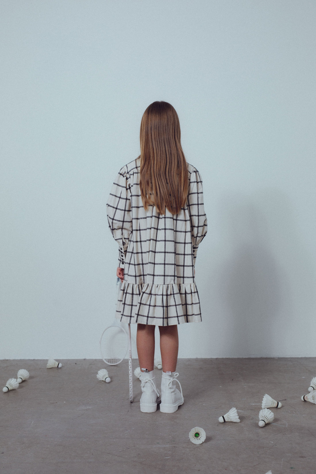 Unlabel Milk Square Buttons Dress