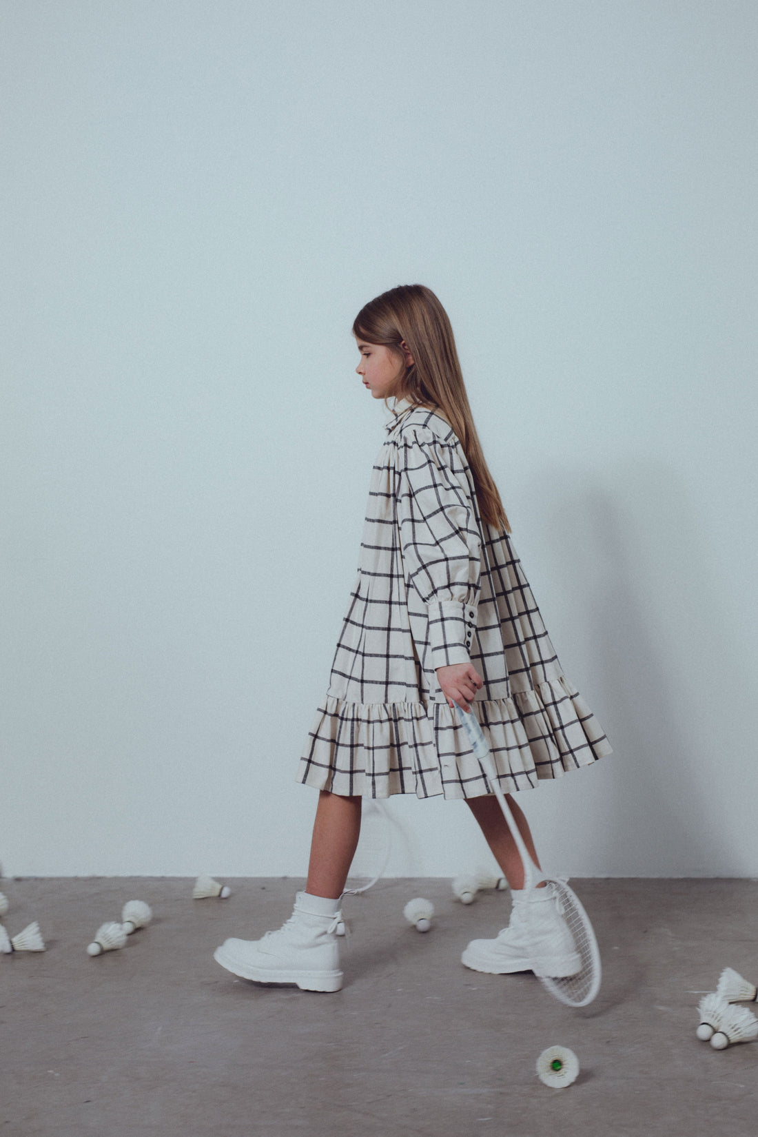 Unlabel Milk Square Buttons Dress