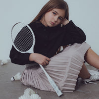 Unlabel Taupe Plise Skirt