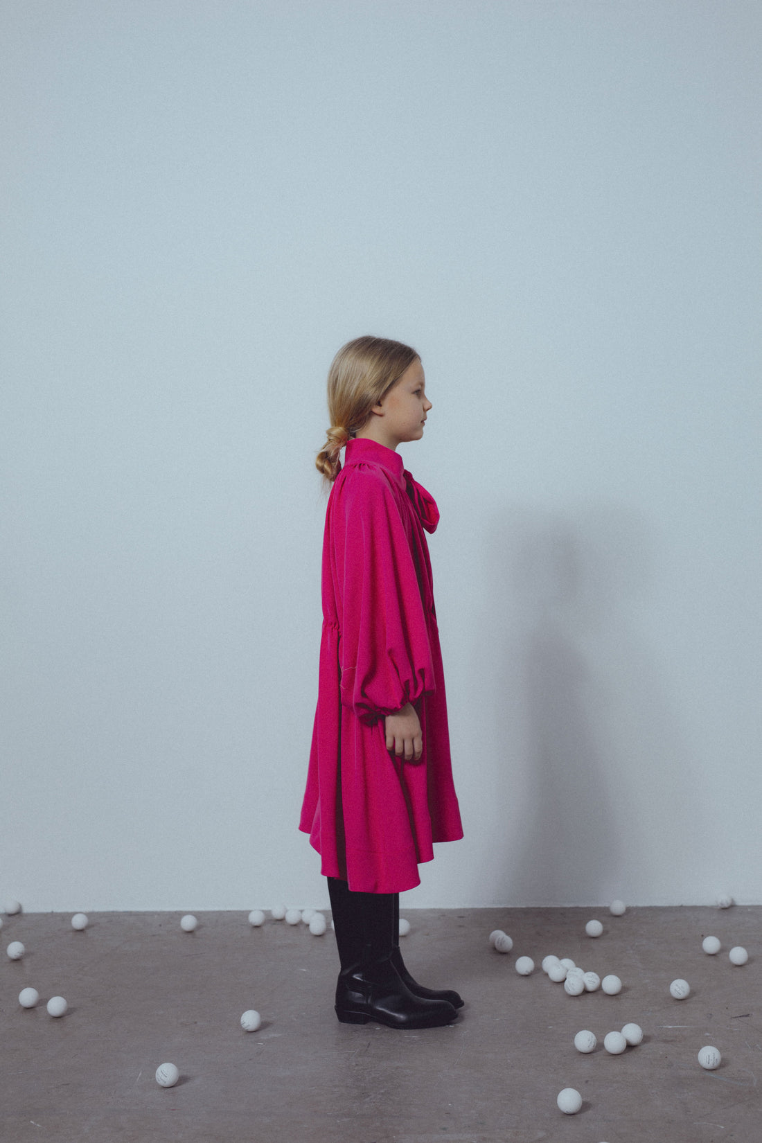 Unlabel Fuchsia Bow Dress