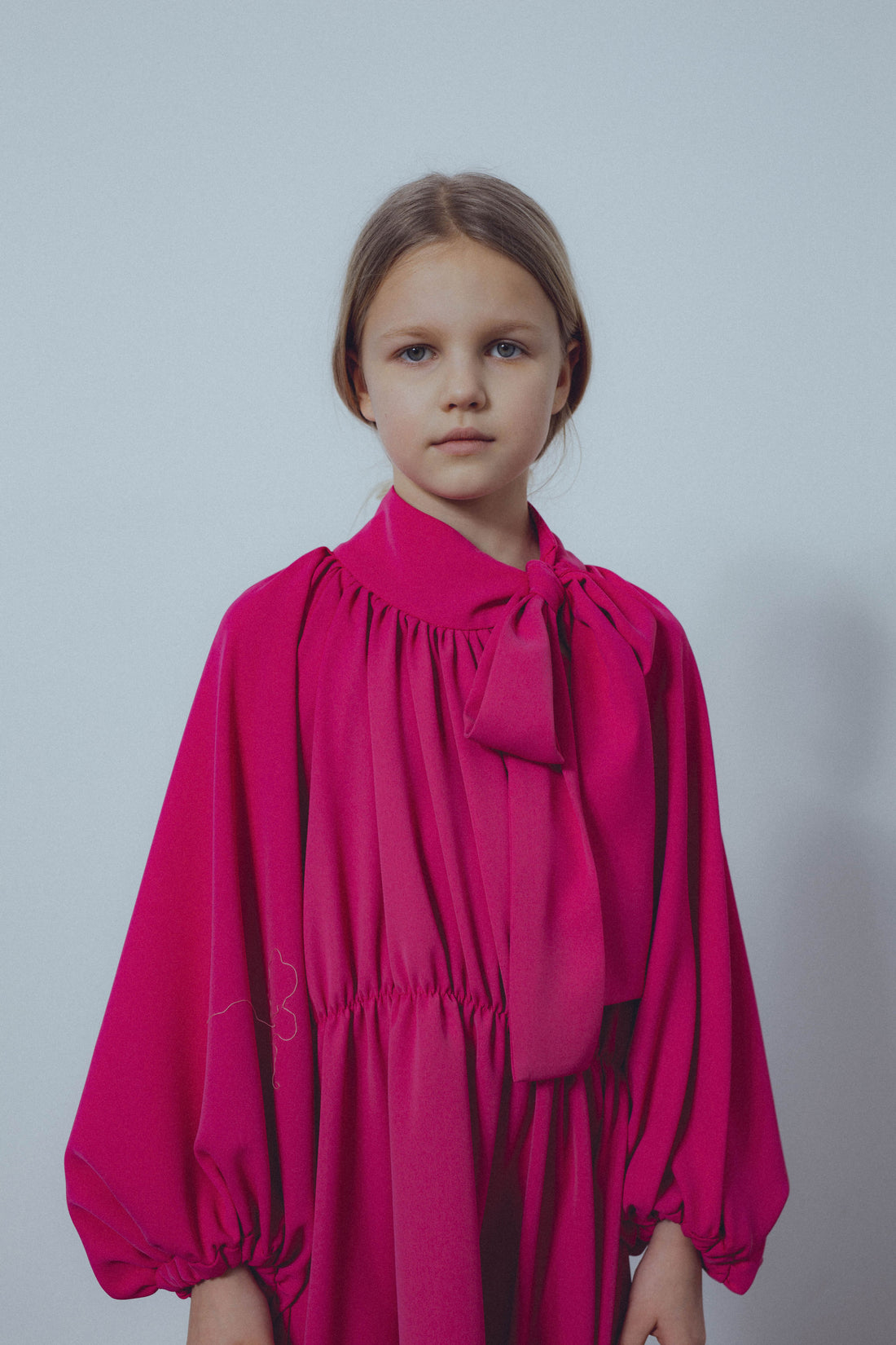 Unlabel Fuchsia Bow Dress