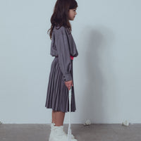 Unlabel Clouds Pleated Skirt