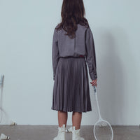 Unlabel Clouds Pleated Skirt
