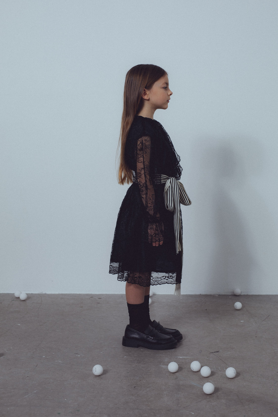 Unlabel Black Net Mesh Dress