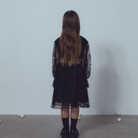 Unlabel Black Net Mesh Dress