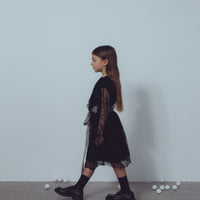 Unlabel Black Net Mesh Dress