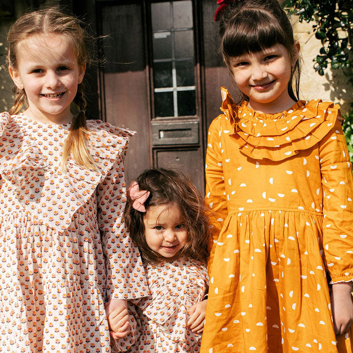 Pink Chicken Gold Half Moon Victoria Dress
