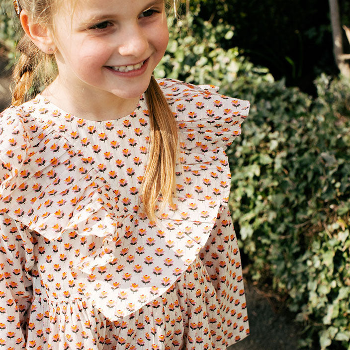 Pink Chicken Geo Floral Raphaela Dress