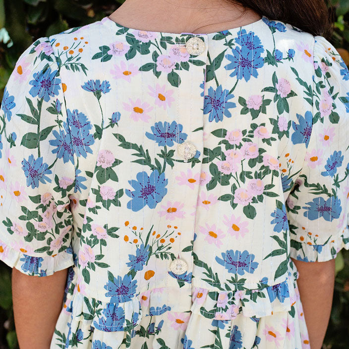 Pink Chicken Melon Daisy Flora Raquel Dress